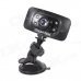 PORTWORLD HD-401 2.7" TFT 6.0 MP 1/4" CMOS 140' Wide-Angle Car Recorder DVR w/ 4-IR LED / TF - Black PORTWORLD HD-401 2.7" TFT 6.0 MP 1/4" CMOS 140' Wide-Angle Car Recorder DVR w/ 4-IR LED / TF - Black