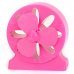 LJQ LJQ-071 Hollowed Flower Pattern 3-Blade USB Powered Fan - Deep Pink LJQ LJQ-071 Hollowed Flower Pattern 3-Blade USB Powered Fan - Deep Pink