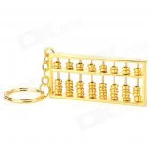 Creative 8 Abacus Coppering Keychain - Golden