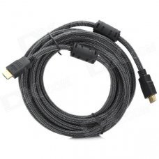 HDMI Male to Male HD Cable - Black (5m) HDMI Male to Male HD Cable - Black (5m)
