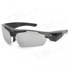 5.0MP 720P 170 Degree Wide-Angle Sports Sunglasses Camcorder w/ TF - Black