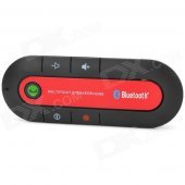 Vehicle-mounted Bluetooth V3.0 + EDR Handsfree Kit - Black + Red