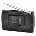 DEGEN DE321 DSP Full-band FM / MW / SW Radio w/ 3.5mm Jack + Strap - Black + Silver (2 x AA) DEGEN DE321 DSP Full-band FM / MW / SW Radio w/ 3.5mm Jack + Strap - Black + Silver (2 x AA)