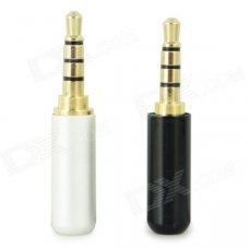 3.5mm Stereo Soldering Plug - Gold + Silver + Black (2 PCS) 3.5mm Stereo Soldering Plug - Gold + Silver + Black (2 PCS)