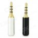 3.5mm Stereo Soldering Plug - Gold + Silver + Black (2 PCS) 3.5mm Stereo Soldering Plug - Gold + Silver + Black (2 PCS)