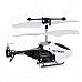 Ultra-Mini 3.5-CH IR Remote Control ABS R/C Helicopter - White + Black Ultra-Mini 3.5-CH IR Remote Control ABS R/C Helicopter - White + Black