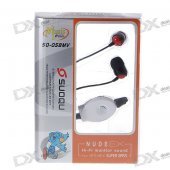 Noise Isolation In-Ear Stereo Headset with Microphone (2*3.5mm Jacks/209cm Cable)