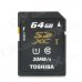 Toshiba SD-K64G2R7W Class 10 SDXC UHS-I SD Card (64GB) Toshiba SD-K64G2R7W Class 10 SDXC UHS-I SD Card (64GB)