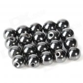 Round Open Core Magnet - Black (20 PCS / Size M)