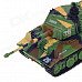 1:72 2.5-Channel Radio Control Battle Tank Model Toy - Green + Yellow + Black (35MHz) 1:72 2.5-Channel Radio Control Battle Tank Model Toy - Green + Yellow + Black (35MHz)