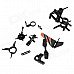 WLtoys KV911-0001 4Ch RC Helicopter Spare Parts Accessories Set - Black + Orange + White (19 PCS)