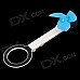 Convenient USB2.0 Mini 3-blade Fan - White + Blue Convenient USB2.0 Mini 3-blade Fan - White + Blue