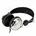 OVLENG T168 Stylish Extractable Wired 3.5mm Jack Headset w/ Microphone - Black + Silver OVLENG T168 Stylish Extractable Wired 3.5mm Jack Headset w/ Microphone - Black + Silver