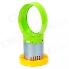 5566 5V USB Powered 2-Mode Fan - Green + Grey + Orange