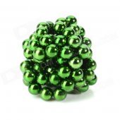5mm Buckyballs NdFeB Magnetic Magic Beads - Green (100 PCS)