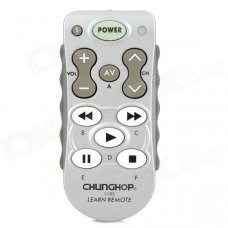 CHUNGHOP L102 Universal Single 11-Key Learning IR Remote Control - Silver + White (2 x AAA) CHUNGHOP L102 Universal Single 11-Key Learning IR Remote Control - Silver + White (2 x AAA)