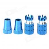 Futaba R/C Model 3mm Remote Control Metal Rocker - Blue (4 PCS)