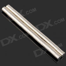 4 x 1mm NdFeB Neodymium Magnet Circular Cylinder DIY Puzzle Set - Silver (100 PCS) 4 x 1mm NdFeB Neodymium Magnet Circular Cylinder DIY Puzzle Set - Silver (100 PCS)