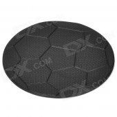 ZQ-12 Football Pattern Silicone Anti-Slip Mat / Pad for MP3 / Cellphone + More - Black