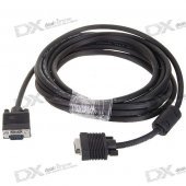 VGA 15P M-M Shielded Connection Cable (5M-Length)