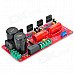 LM3886 BTL 200w 2.0 Track Power Amplifier Board - Red + Black LM3886 BTL 200w 2.0 Track Power Amplifier Board - Red + Black