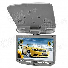 Car Roof-Mount DVD Player w/ USB / FM / TV / IR - Grey