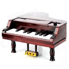 11-Key Electronic Music Box Piano Toy - Red (3 x AA)