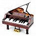 11-Key Electronic Music Box Piano Toy - Red (3 x AA)