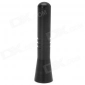 Mini External Aluminum Alloy Car Decorative Antenna - Black