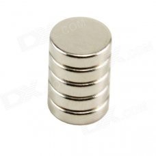 10050056W Round Powerful Magnets - Silver (5 PCS-Pack) 10050056W Round Powerful Magnets - Silver (5 PCS-Pack)