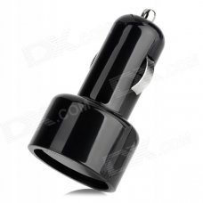 1" Screen Cigarette Lighter Digital Voltmeter for Car / Electromobile - Black 1" Screen Cigarette Lighter Digital Voltmeter for Car / Electromobile - Black