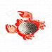 4.5 x 4.8cm Cute Cartoon Crab Style Magnets Rubber Stickers - Red 4.5 x 4.8cm Cute Cartoon Crab Style Magnets Rubber Stickers - Red