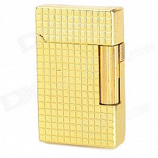 1300 Centigrade Windproof Blue / Yellow Butane Jet Torch Lighter - Golden