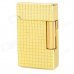 1300 Centigrade Windproof Blue / Yellow Butane Jet Torch Lighter - Golden