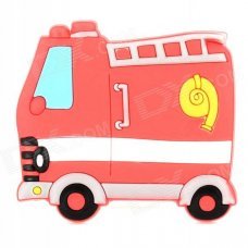 10050047 Cute Cartoon Fire Truck Style Fridge Magnet Sticker - Red + White 10050047 Cute Cartoon Fire Truck Style Fridge Magnet Sticker - Red + White