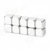 5 x 5 x 5mm Cubic NdFeB Magnet - Silver (10 PCS)