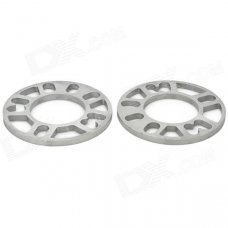 10mm Zinc Alloy Wheel Hub Gasket - Silver (2 PCS)