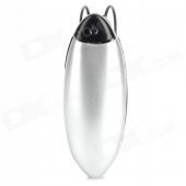 Multifunctional Sun Shield Mounted Glasses Clip for Car - Silver + Black