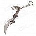 Animation Unique Tercel Style Zinc Alloy Sword Toy Keychain - Bronze + Silver