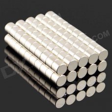 5 x 4mm NdFeB Neodymium Magnet Circular Cylinder DIY Puzzle Set - Silver (100 PCS) 5 x 4mm NdFeB Neodymium Magnet Circular Cylinder DIY Puzzle Set - Silver (100 PCS)