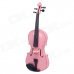 william 4/4 Full Size Beginner Violin Starter Kit - Pink (Bow, Rosin, Case) william 4/4 Full Size Beginner Violin Starter Kit - Pink (Bow, Rosin, Case)