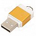 SIYOTEAM SY-M83 USB 2.0 TF / Micro SD / M2 Card Reader - Golden + Silver + White SIYOTEAM SY-M83 USB 2.0 TF / Micro SD / M2 Card Reader - Golden + Silver + White