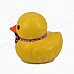 Cute Vinyl Boy Duck Piggy Bank - Yellow Cute Vinyl Boy Duck Piggy Bank - Yellow