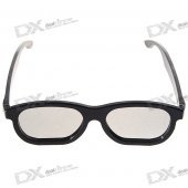 Re-useable Plastic Frame and Lens Polarized 3D Glasses
