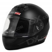 LS2 FF350 Professional Safety Motorcycle Riding Helmet - Black (Size L)