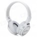 ZL-800 Wireless Sports Hi-Fi MP3 Headphones w/ Microphone / FM Radio - White + Silver ZL-800 Wireless Sports Hi-Fi MP3 Headphones w/ Microphone / FM Radio - White + Silver