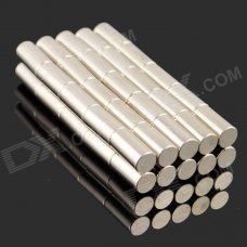 5 x 10mm NdFeB Neodymium Magnet Circular Cylinder DIY Puzzle Set - Silver (50 PCS) 5 x 10mm NdFeB Neodymium Magnet Circular Cylinder DIY Puzzle Set - Silver (50 PCS)