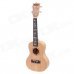 William 23" Maple 4-String Ukulele w/ Engraving Flower On Fingerboard - Light Brown William 23" Maple 4-String Ukulele w/ Engraving Flower On Fingerboard - Light Brown