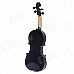 William 4/4 Full Size Beginner Violin Starter Kit - Black (Bow, Rosin, Case) William 4/4 Full Size Beginner Violin Starter Kit - Black (Bow, Rosin, Case)
