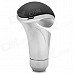 MOMO Universal Car PU Leather + Aluminum Alloy Shift Gear Knob - Black + Silver MOMO Universal Car PU Leather + Aluminum Alloy Shift Gear Knob - Black + Silver
